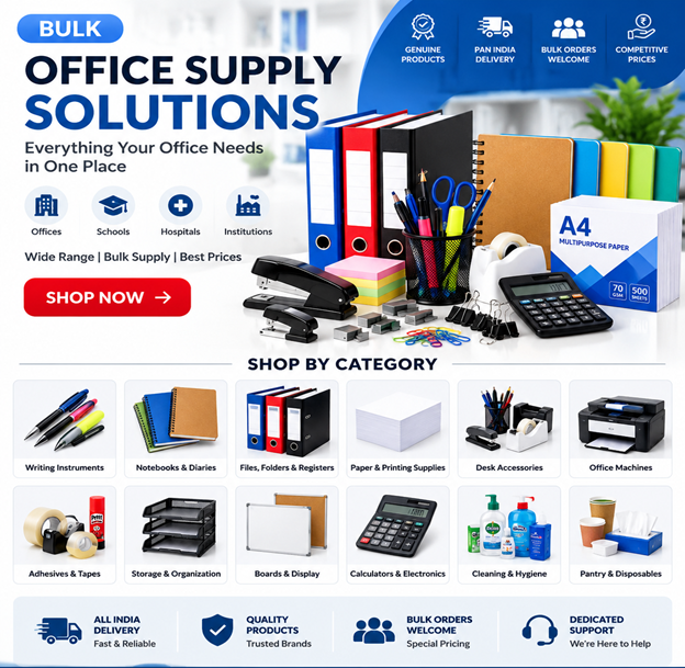 Office Supplies, Office Stationery and Writing Instruments