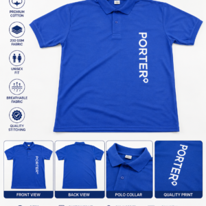 porter-polo-t-shirt-blue-uniform-with-logo