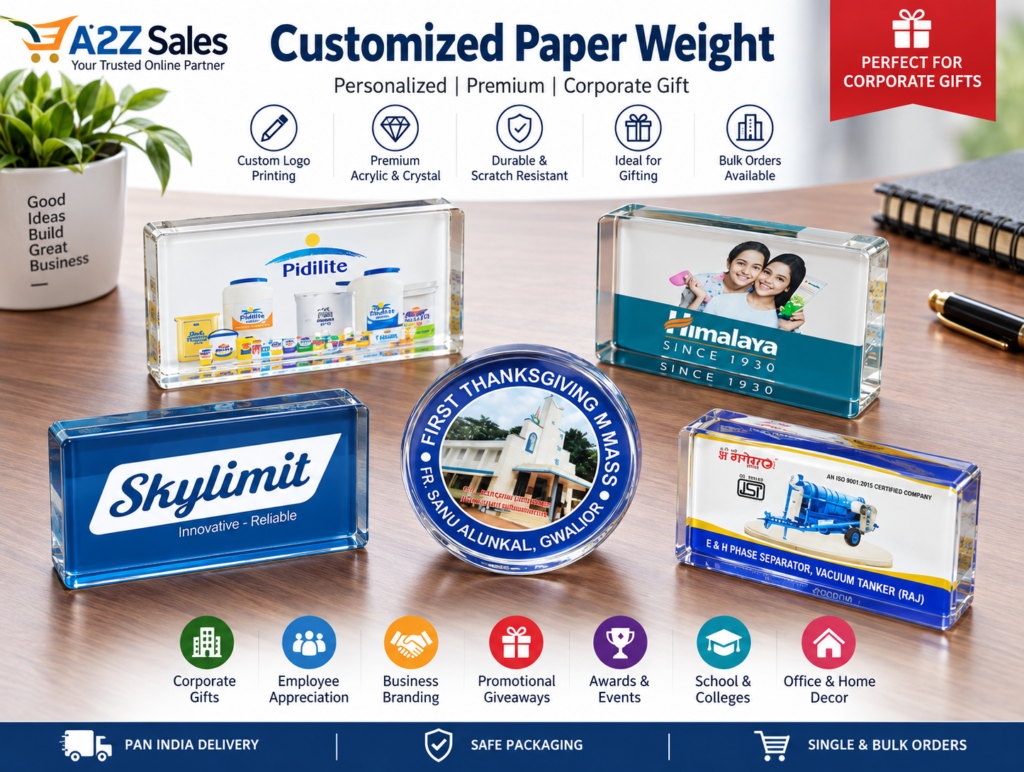 Customized Paper Weight Printing with Logo | A2Z Sales