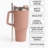 1200ML Stainless Steel Tumbler with Handle & Straw | A2ZSales